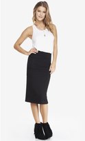 Thumbnail for your product : Express Stretch Knit Midi Pencil Skirt