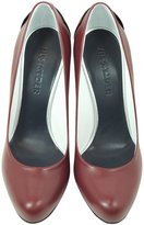 Thumbnail for your product : Jil Sander Wine Talco Heel Pump