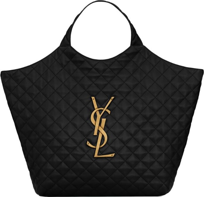 SAINT LAURENT Icare extra large embellished quilted leather tote