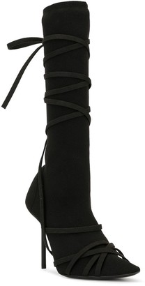 Unravel Project Strappy Knee-High Boots