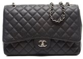 Thumbnail for your product : Chanel Pre-Owned Black Caviar Maxi Flap Bag