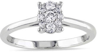 MODERN BRIDE 1/4 CT. T.W. Diamond 10K White Gold Engagement Ring