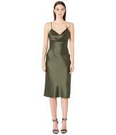 Thumbnail for your product : Cushnie Sleeveless Pencil Dress with Front Cowl and Dripping