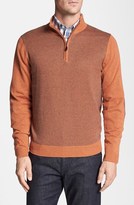 Thumbnail for your product : Robert Talbott Jacquard Quarter Zip Sweater