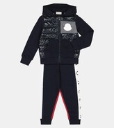 Thumbnail for your product : Moncler Enfant Quilted down hoodie