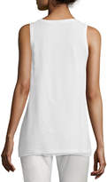 Thumbnail for your product : Joseph Debardeur Jersey & Georgette Tank, Ivory