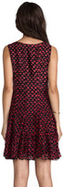 Thumbnail for your product : Anna Sui Ombre Hearts Print Dress