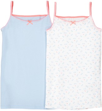 La Redoute Collections Pack of 2 Cotton Vests, 3-12 Years