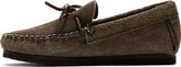Thumbnail for your product : Isabel Marant Green Brushed Suede Moccasins