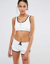 Thumbnail for your product : Missguided Zip Front Mono Bralet