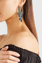 Thumbnail for your product : Rosantica Pascoli Gold-tone Quartz Hoop Earrings