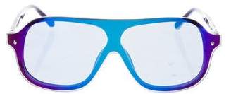 3.1 Phillip Lim Oversize Mirror Sunglasses