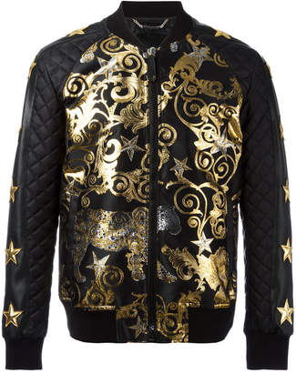Philipp Plein Feel Gold bomber jacket