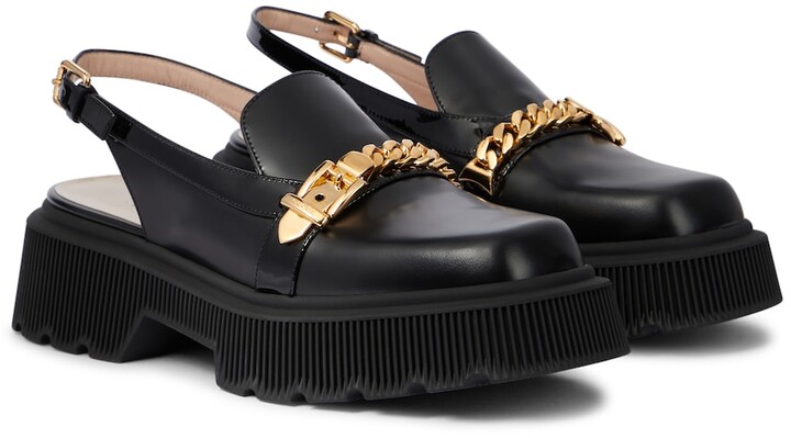gucci slingback loafers
