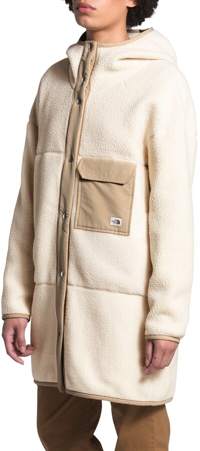 Mashup fleece hooded coat Clearance