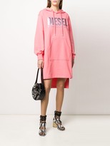 Thumbnail for your product : Diesel Logo Print Sweater Dress