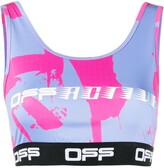 Thumbnail for your product : Off-White Logo-Print Sports Bra