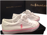 Thumbnail for your product : Polo Ralph Lauren White Cloth Trainers