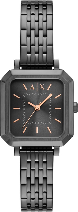 Armani Exchange A|X Women's Three-Hand Gold-Tone Stainless Steel Watch (Model: AX5725)