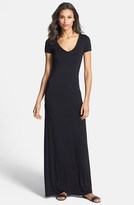 Thumbnail for your product : Nordstrom FELICITY & COCO Lattice Back Jersey Maxi Dress Exclusive)
