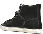 Thumbnail for your product : Saint Laurent logo embroidered hi-top sneakers