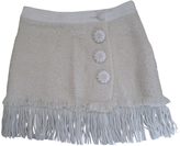 Thumbnail for your product : D&G 1024 D&G Ecru Wool Skirt