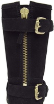 Thumbnail for your product : Dune Riffy Black Suede Biker Boots