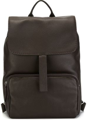 Zanellato flap closure backpack - men - Leather - One Size