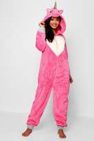 Thumbnail for your product : boohoo Heart Unicorn Onesie