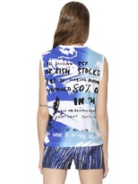 Thumbnail for your product : Kenzo 'no Fish' Printed Cotton Jersey T-Shirt