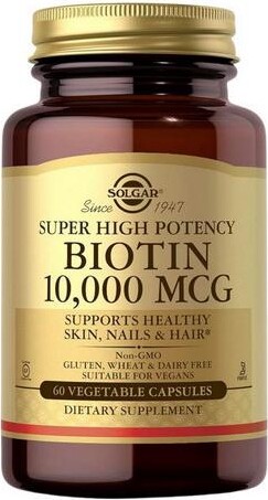 Solgar Biotin ,10000 mcg ,60 Veg Caps