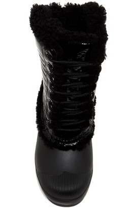 Hunter Original Genuine Shearling & Leather Lace-Up Boot