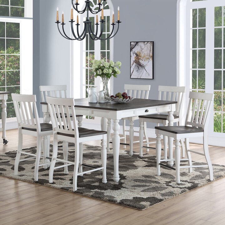 Jillian Farmhouse Counter Height Dining Set by Greyson Living ShopStyle