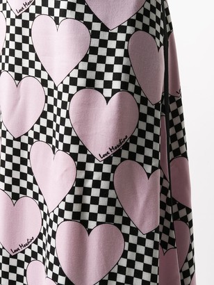 Love Moschino Heart Print Shift Dress