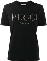 Thumbnail for your product : Emilio Pucci embellished logo T-shirt