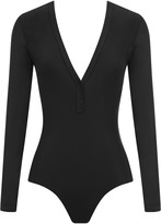 Thumbnail for your product : Matteau Long Sleeve Maillot - Black