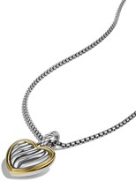 Thumbnail for your product : David Yurman Cable Collectibles Heart Charm with Gold