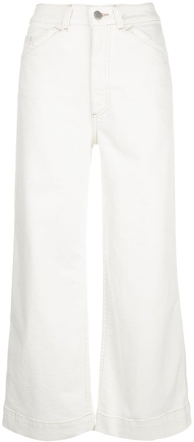 ag white cropped jeans