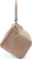 Thumbnail for your product : Givenchy Linen Pink Medium Croc Pandora Bag