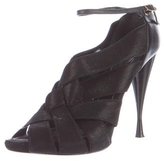 Thumbnail for your product : Rene Caovilla Pointed-Toe Caged Sandals