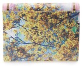Thumbnail for your product : Ted Baker 'Pretty Trees' Print Flap Clutch