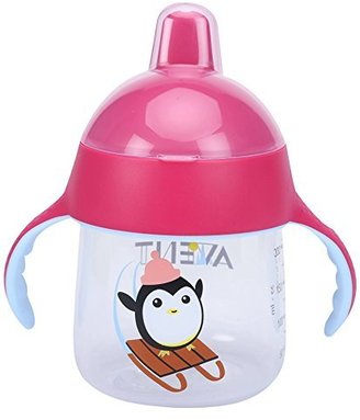 Philips Avent Spout Cup Penguin 260ml 12 Months and + - Color : Pink by Avent