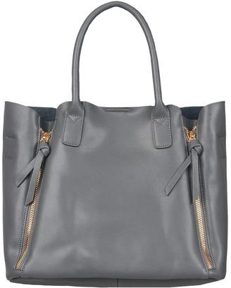 Wilsons Leather Womens Double Side Zip Leather Satchel