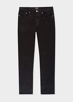 Paul Smith Men's Tapered-Fit 'Super Black' Stretch-Denim Jeans