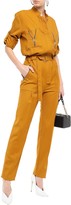 Thumbnail for your product : Victoria Beckham Zip-detailed Wool-twill Jumpsuit