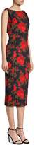 Thumbnail for your product : Michael Kors Collection Floral Stretch Cady Sheath Dress