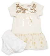 Thumbnail for your product : Juicy Couture Baby's Sequined Dress & Bloomers Set