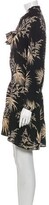 Thumbnail for your product : BA&SH Floral Print Mini Dress w/ Tags Black Floral Print Mini Dress w/ Tags