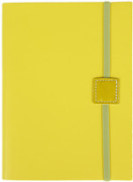 Thumbnail for your product : Undercover Recycled Leather Notebook Lined - Lemon - Midi