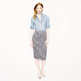 Thumbnail for your product : J.Crew Pencil skirt in pepper tweed